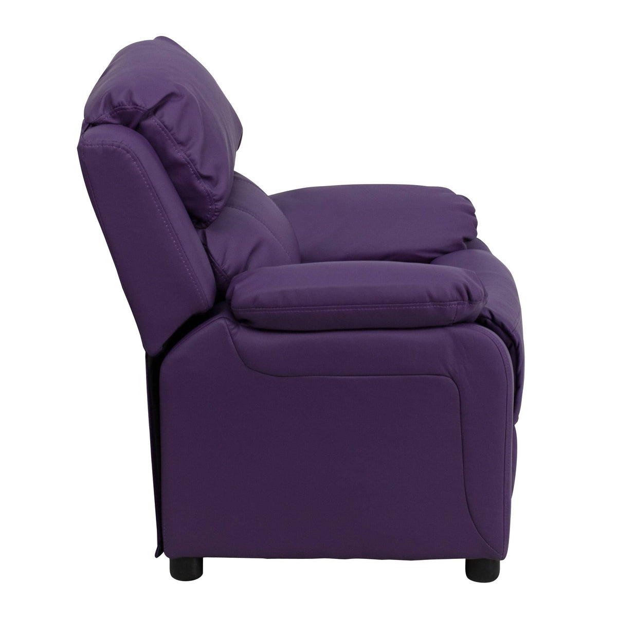Pink Vinyl Upholstered Recliner N3780