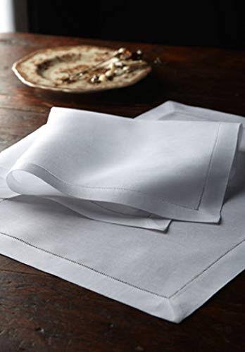 White 100% Pure Linen Table Linens P122923