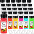 30PCS 2oz Clear Plastic Shot Bottles with Caps U14598