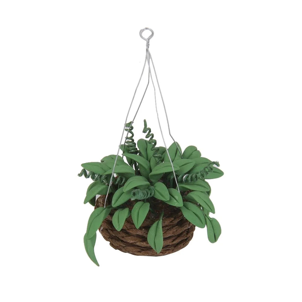 1/12 Scale Dollhouse Miniature Hanging Plants A435761
