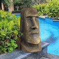 Extra Large 32 Inch Polyresin Grey Stone Garden Statue Z465870