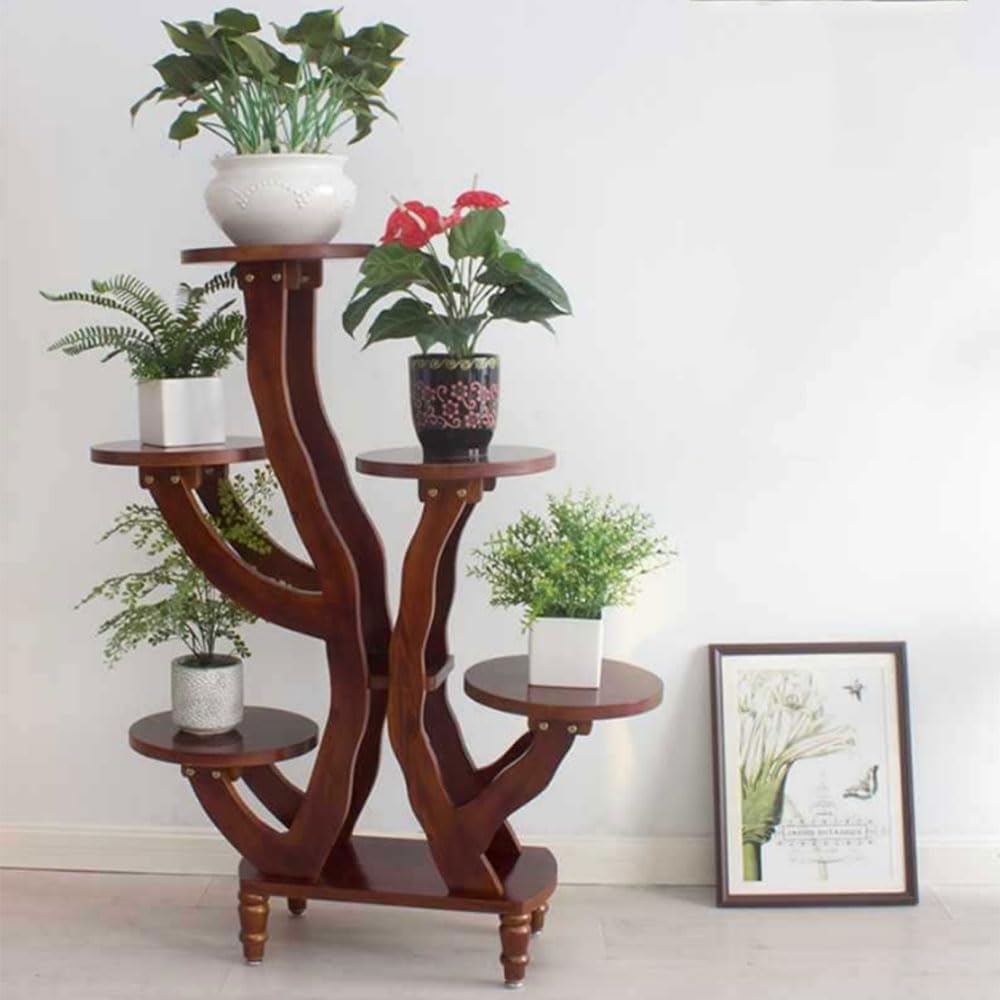 5 Tier Wooden Plant Stand J4681