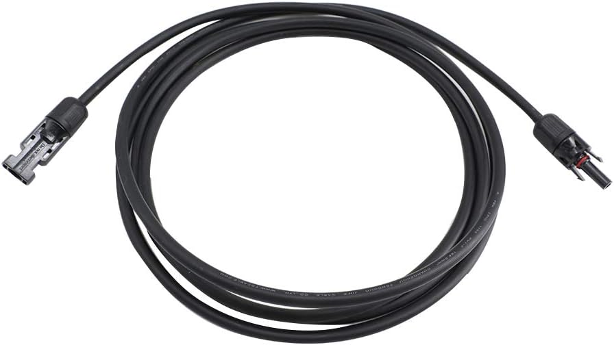 10 AWG 50 Feet Solar Extension Cable with Female and Male Connector L618904