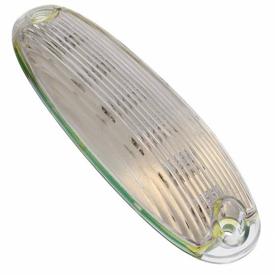 6 LED Cab Lights Amber Clear Lens Q6629
