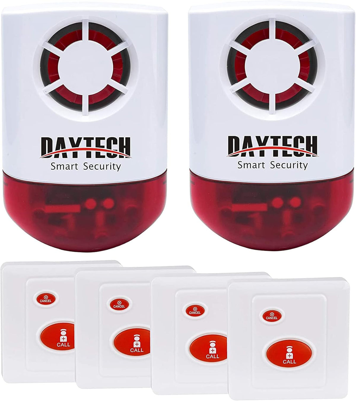 Panic Alarm Button Siren with Light and 4 Emergency Button K442