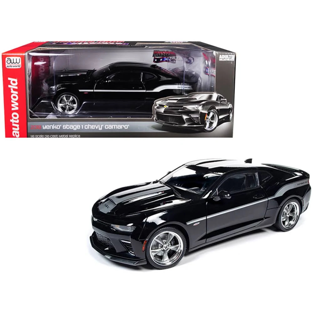 Black Coupe with Silver Stripes R8934