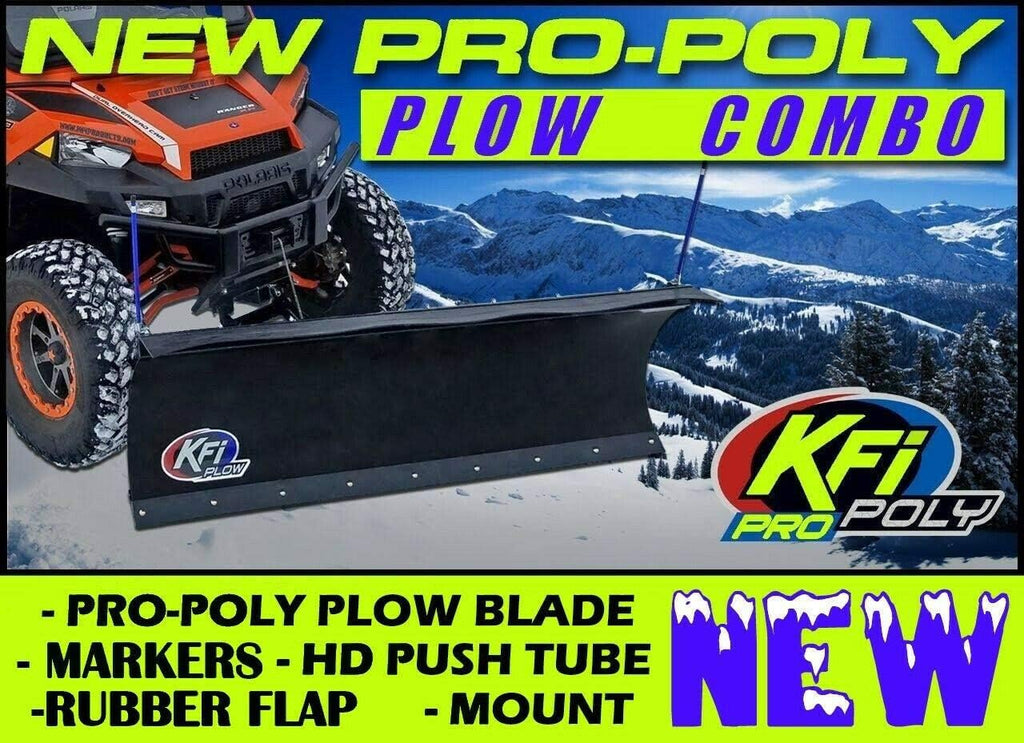 60" Poly Snow Plow & Mount for Polaris Ranger 570 UTV S48431