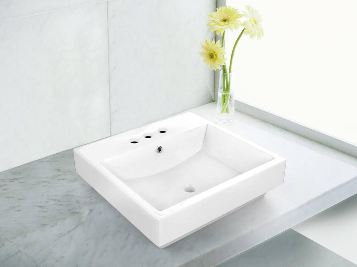 White Vessel for Above Counter B67823