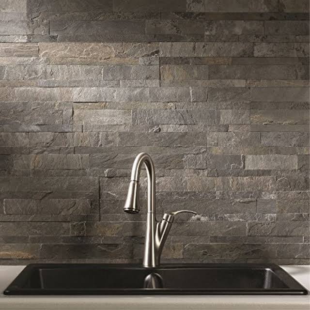 Peel and Stick Stone Backsplash Kit I7482
