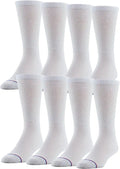 Men's 8 Pack Diabetic Crew Socks with Non-Binding Top H332324