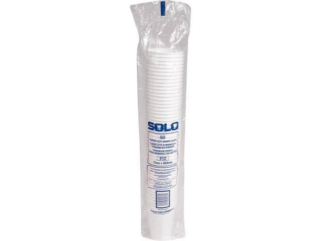 12 oz White Poly Paper Hot Cup D860299