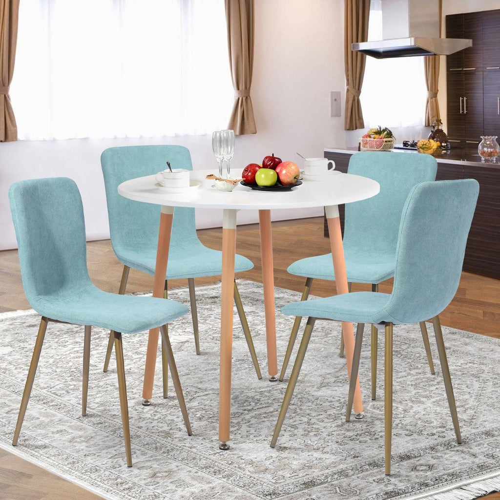 Dark Grey Upholstered Dining Chair (Set of 4) E57953