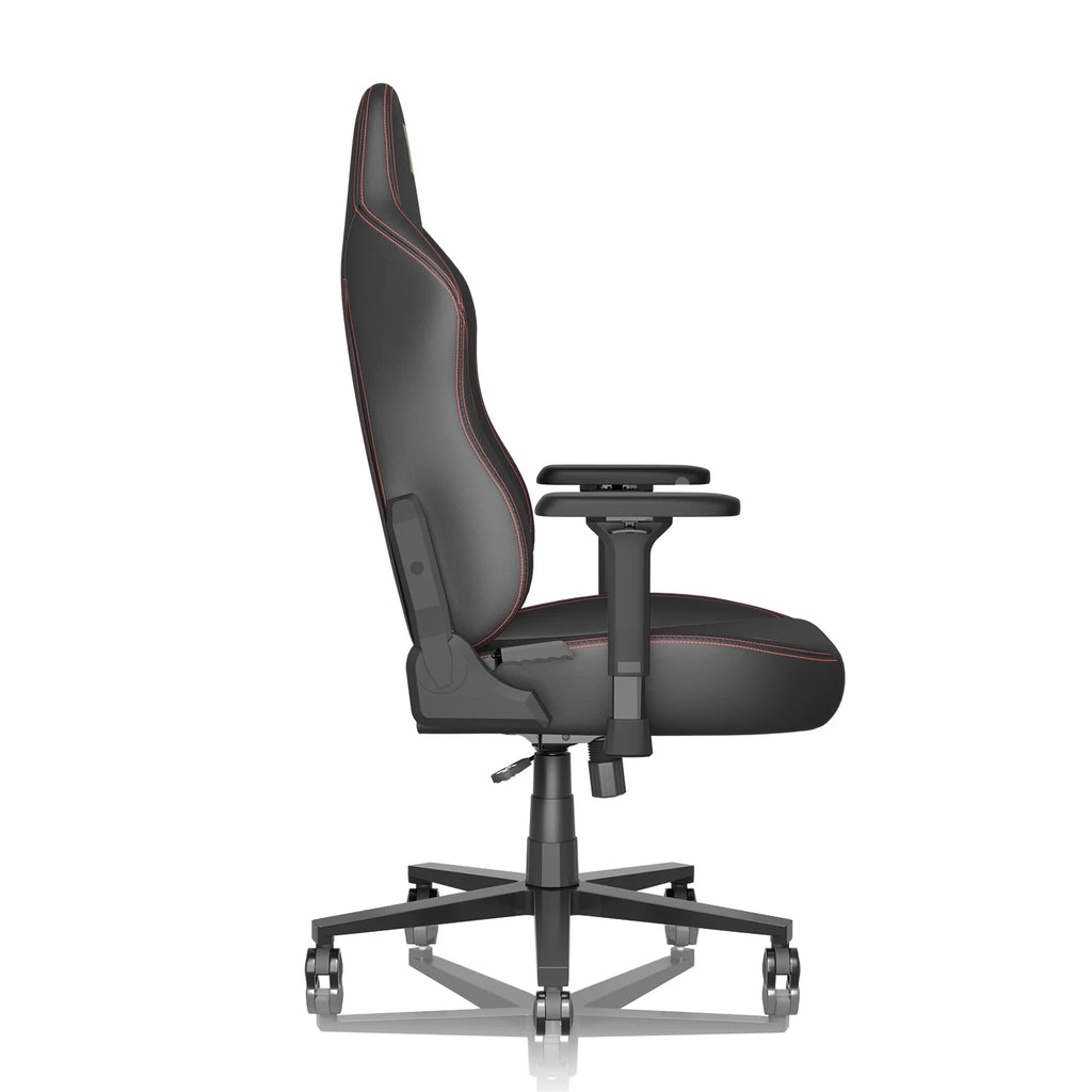 Black PU Leather Ergonomic Gaming Chair with Lumbar Support H6199