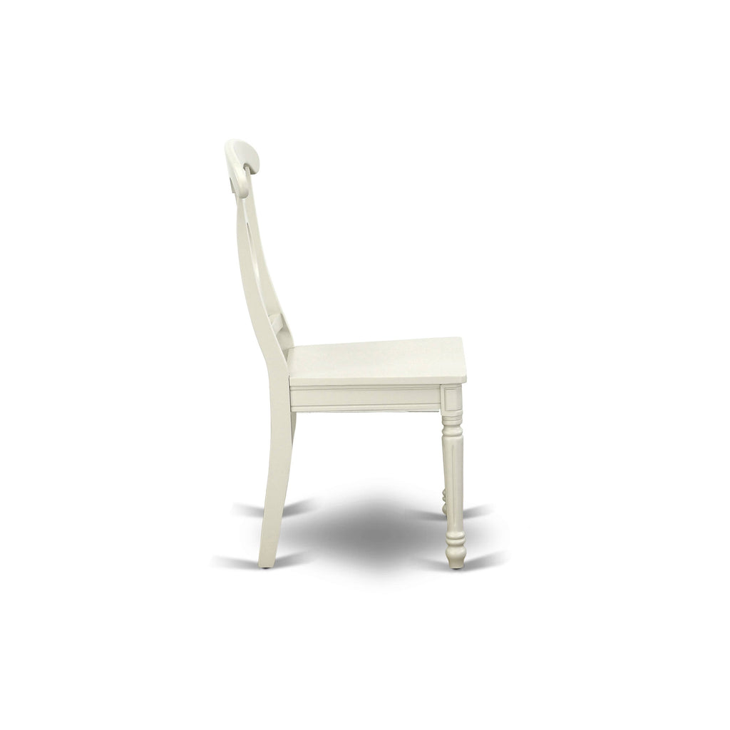 3PC Round Table with Two 9-Inch Drop Leaves and 2 Panel Back Chairs A905