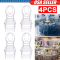 4 Pcs Stacking Clear Chiavari Chairs J968935