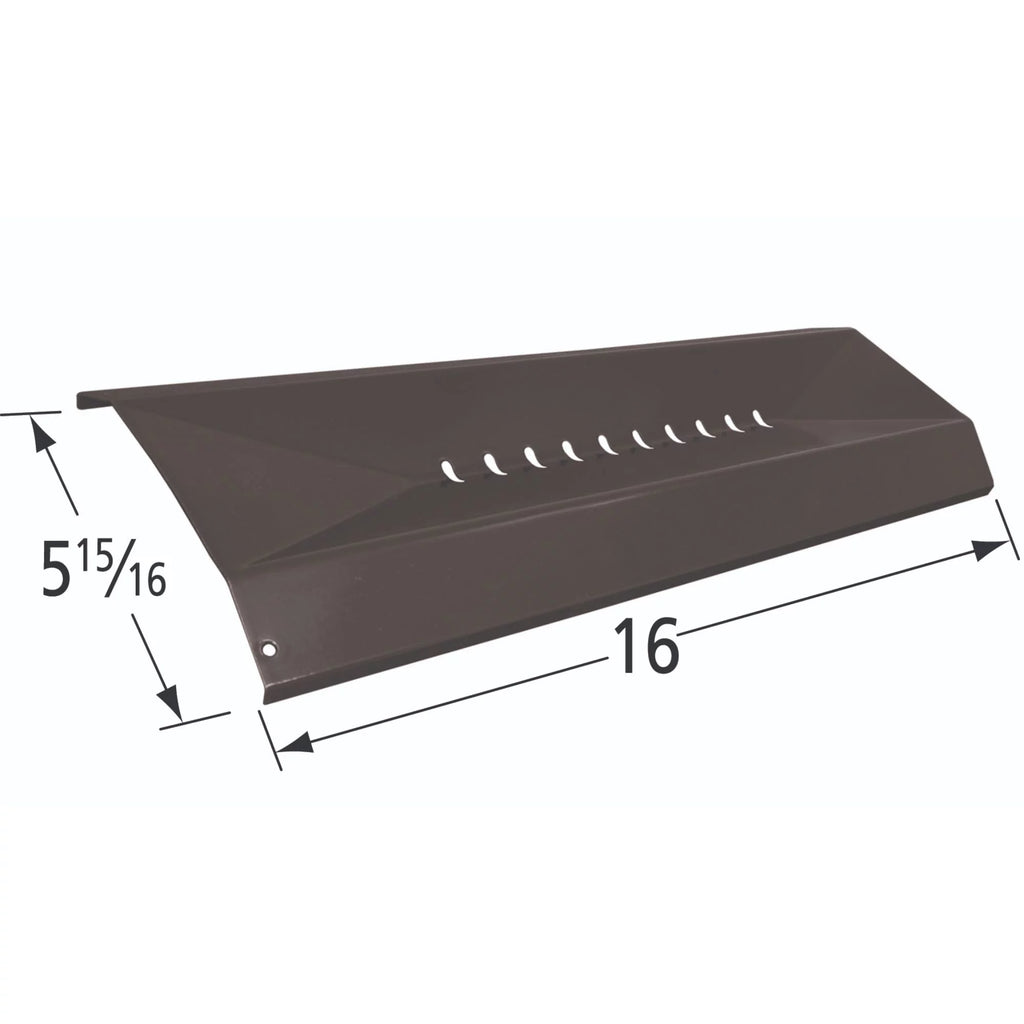 16" Black Heat Plate for Gas Grills H73295