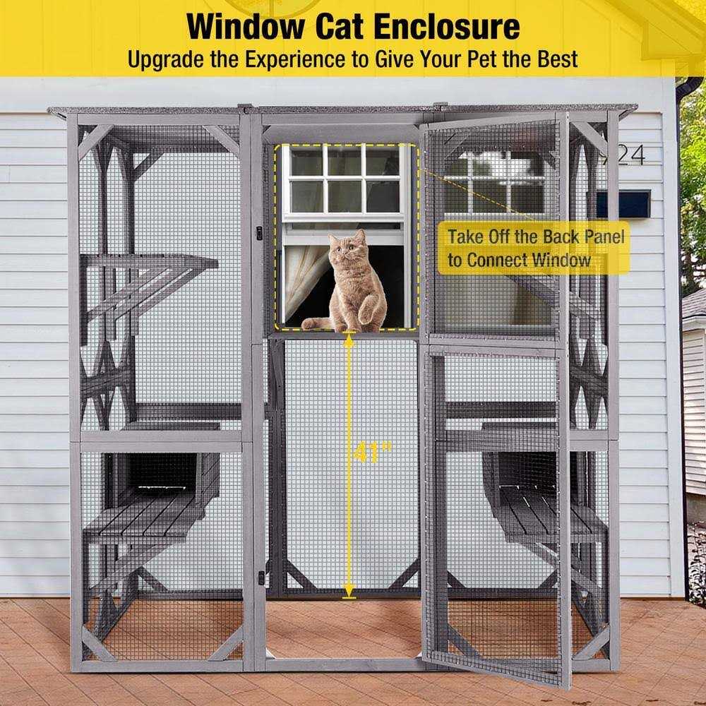 Extra Large Outdoor Cat Enclosure Q8514