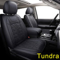 Black & Blue Waterproof Faux Leather Seat Covers Full Set D389