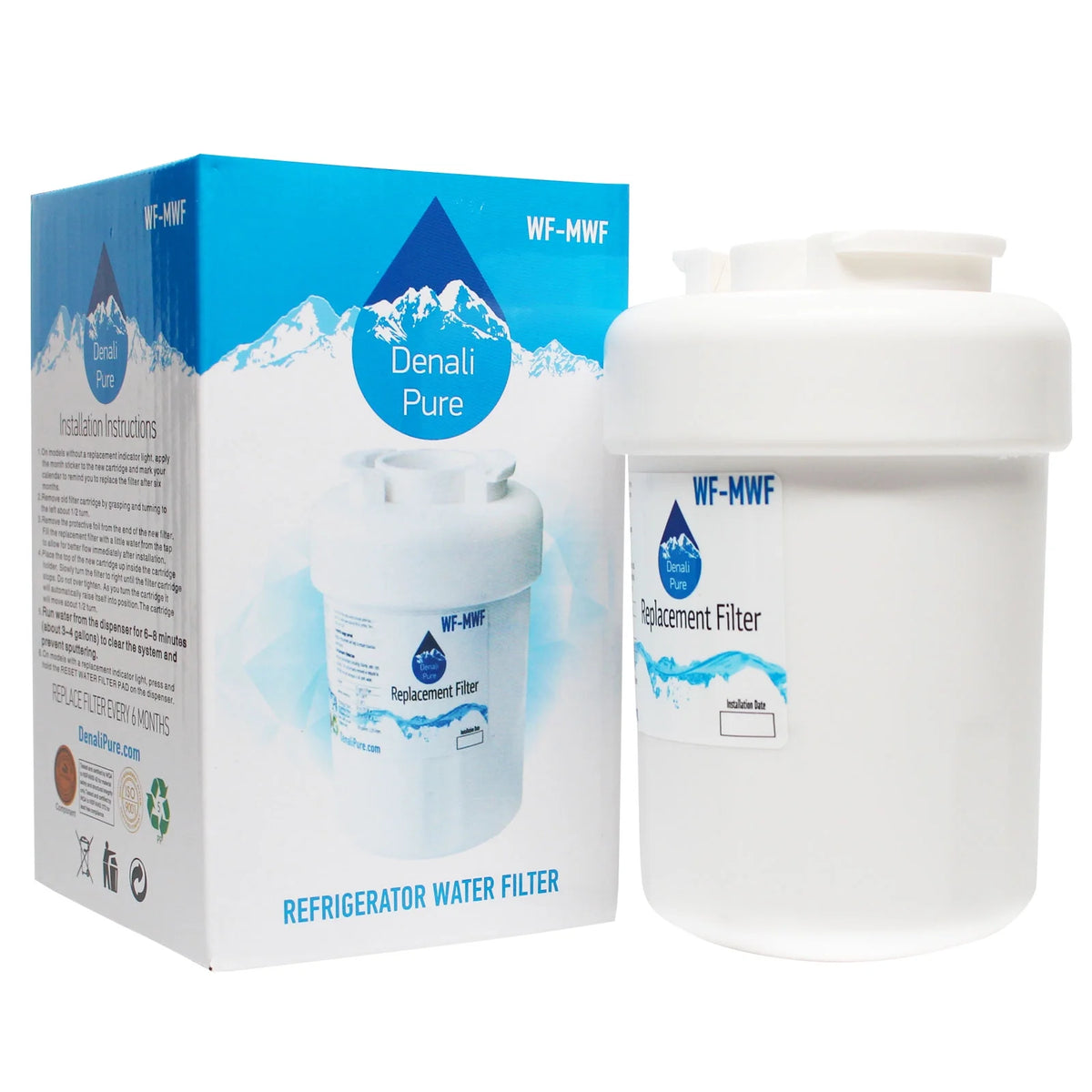 3-Pack Replacement Refrigerator Water Filter Cartridge Q825482