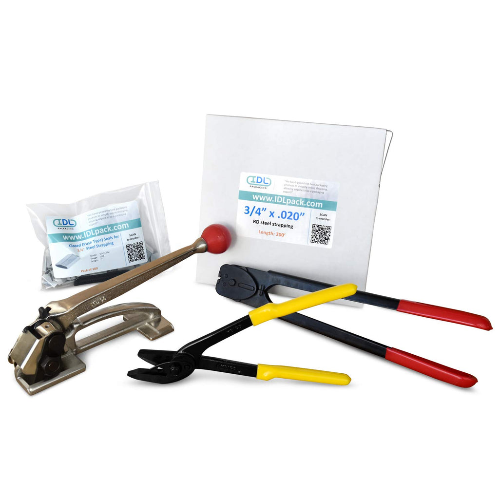 3/4" x 200' Steel Strapping Kit with 1700 lbs Break Strength D47989