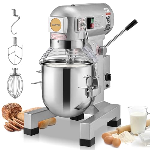 10Qt Commercial Stand Mixer with Stainless Steel Bowl P38331