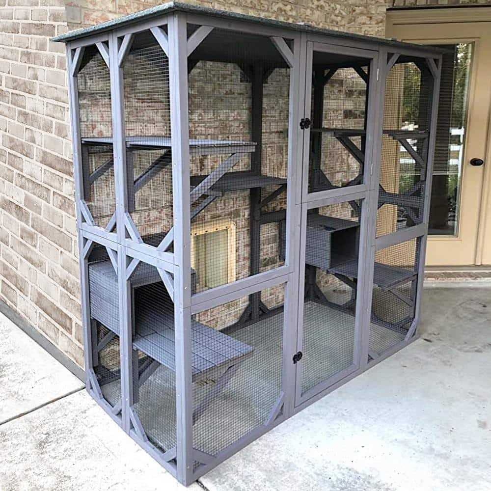 Extra Large Outdoor Cat Enclosure Q8514