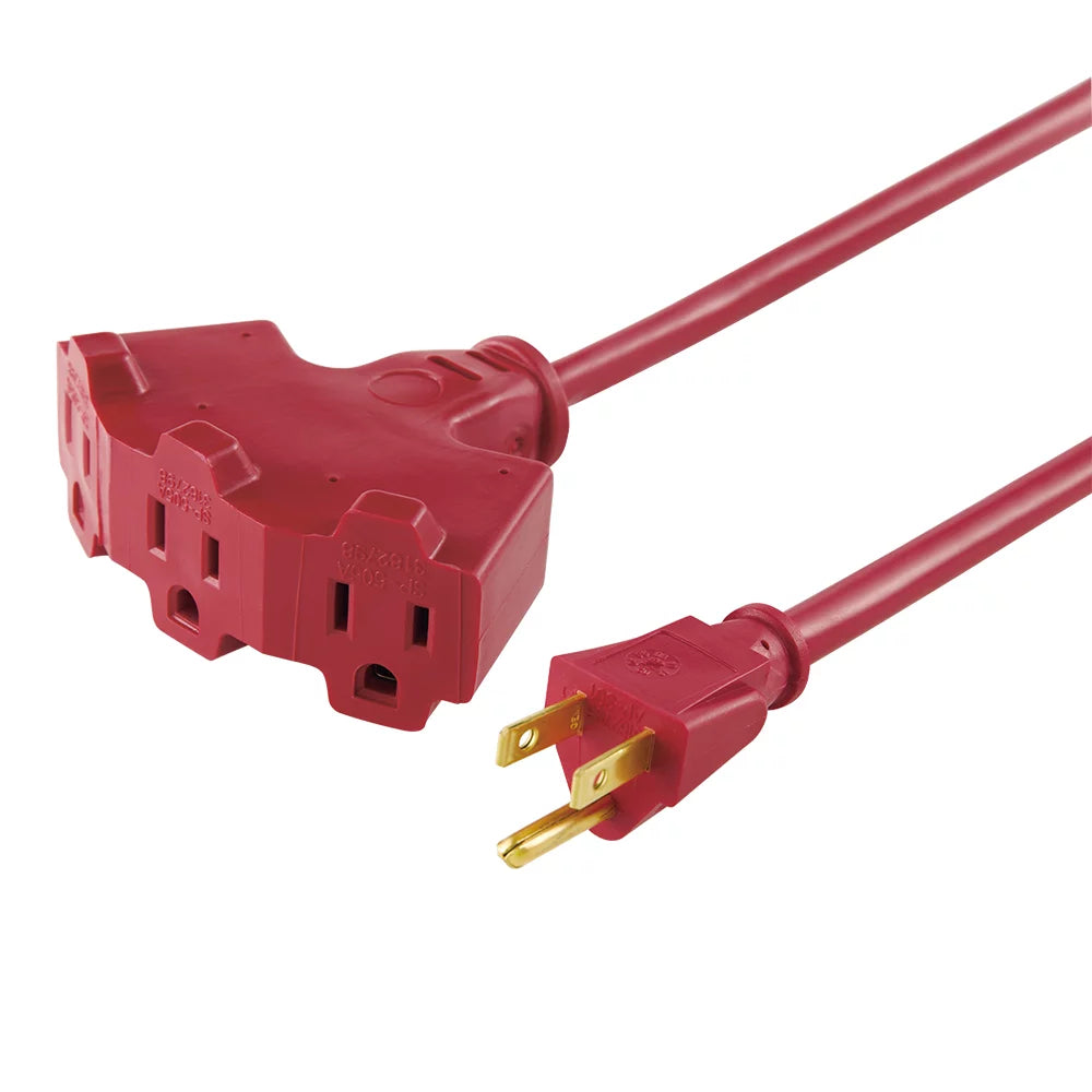25FT 14/3 Triple Outlet Extension Cord K49050