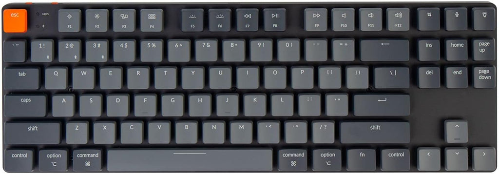 87 Keys Ultra-Slim Wireless Bluetooth/USB Wired Mechanical Keyboard C109