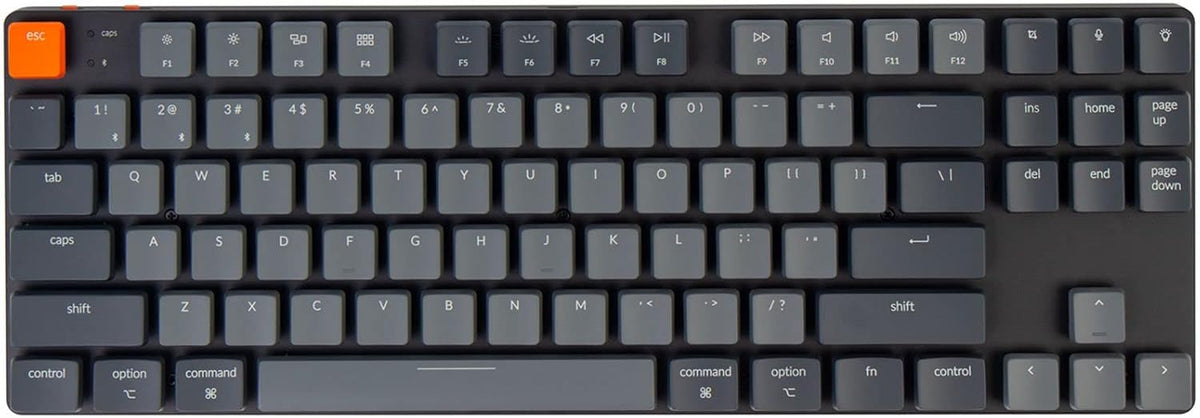 87 Keys Ultra-Slim Wireless Bluetooth/USB Wired Mechanical Keyboard C109