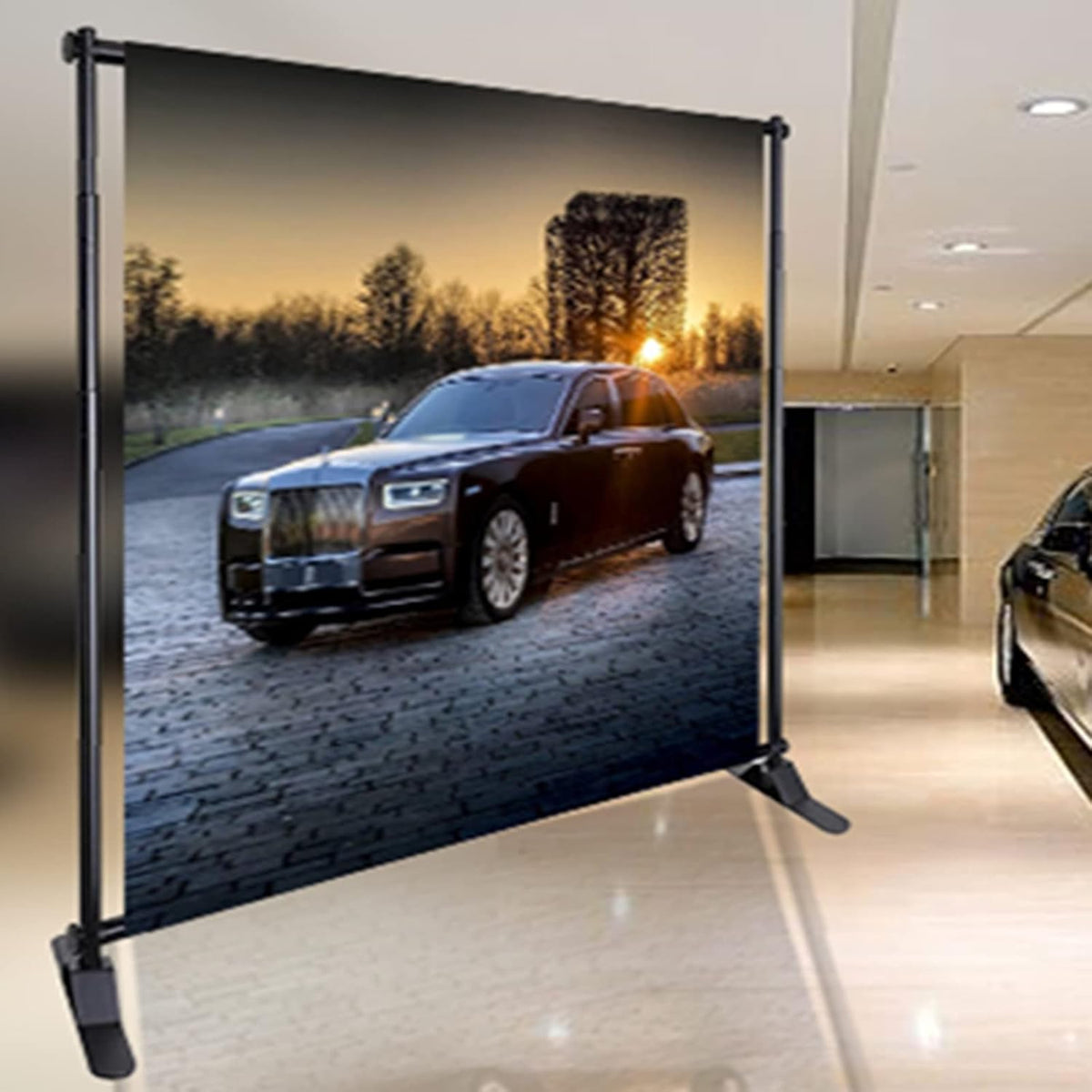 Backdrop Banner Stand with Carrying Case Y2529