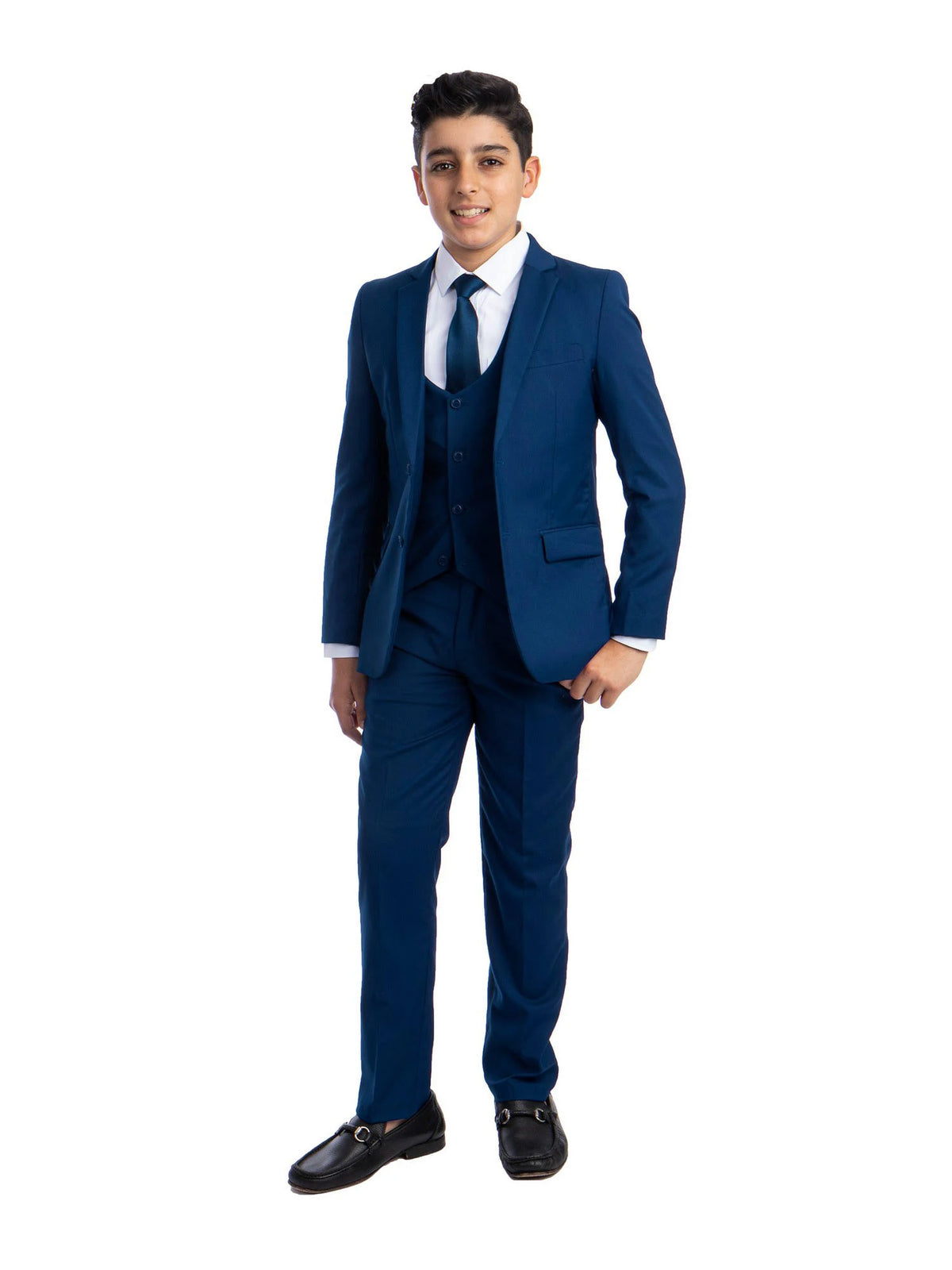 Royal Blue 5 Piece Boys Suit T997
