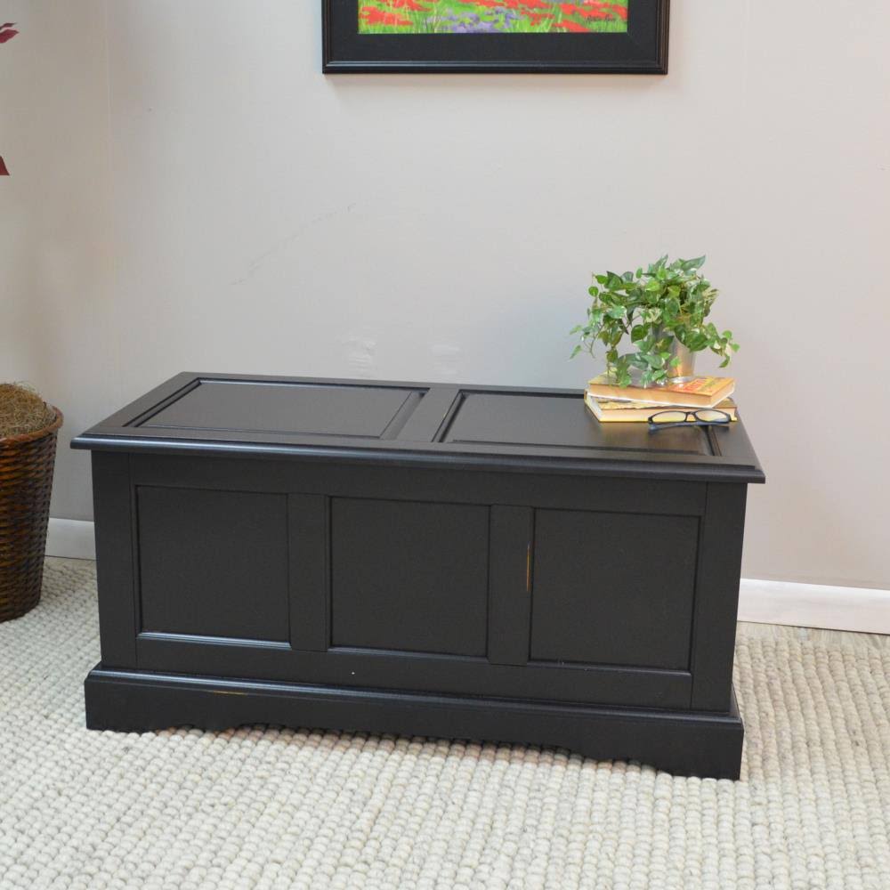 Antique Black Blanket Chest Y711608