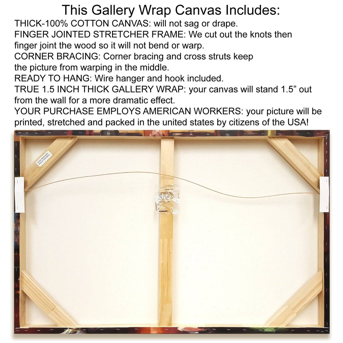 Country Kitchen Giclee on Gallery Wrap Canvas L963