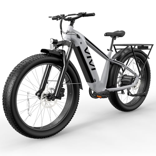 26" x 4.0 Fat Tire Electric Bike with 48V 15AH Battery H9048