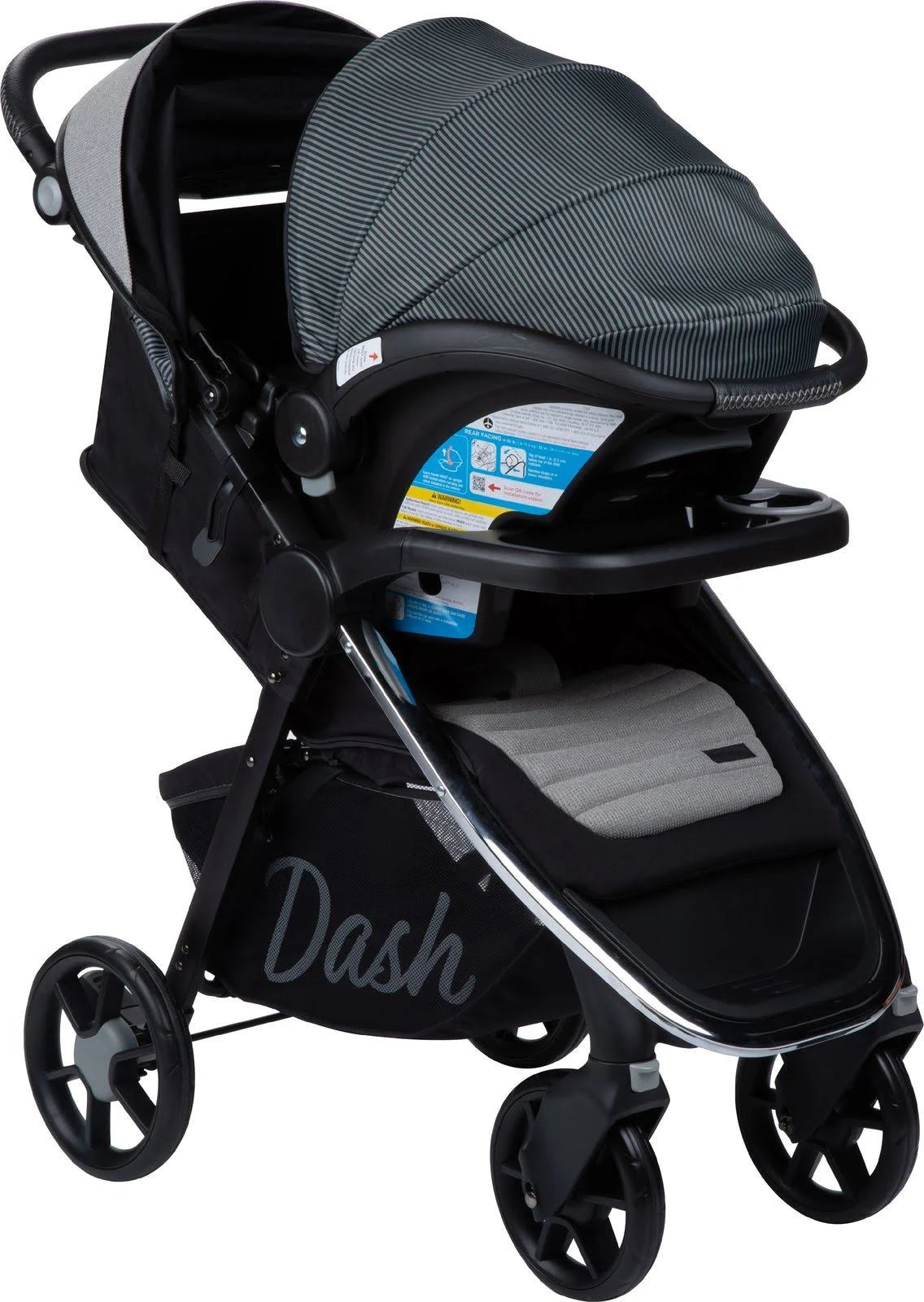 Gray Travel System Stroller and Infant Car Seat J60063
