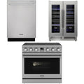 36 Electric Range, Dishwasher and Wine Cooler G586