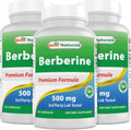 Berberine 500mg 120 Capsules 3 Pack D883