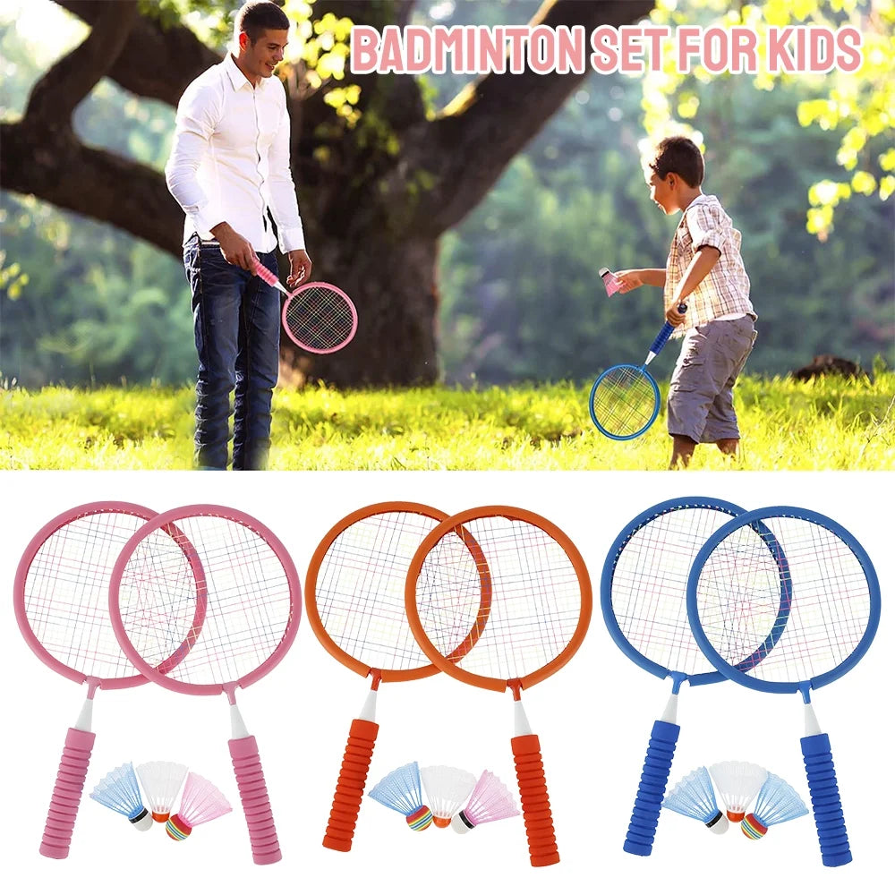 8 in 1 Badminton Rackets Set for Kids Indoor Outdoor Sport Game U67392