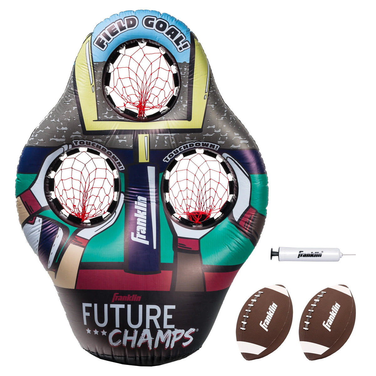 Inflatable Football Target Toss Game X109850