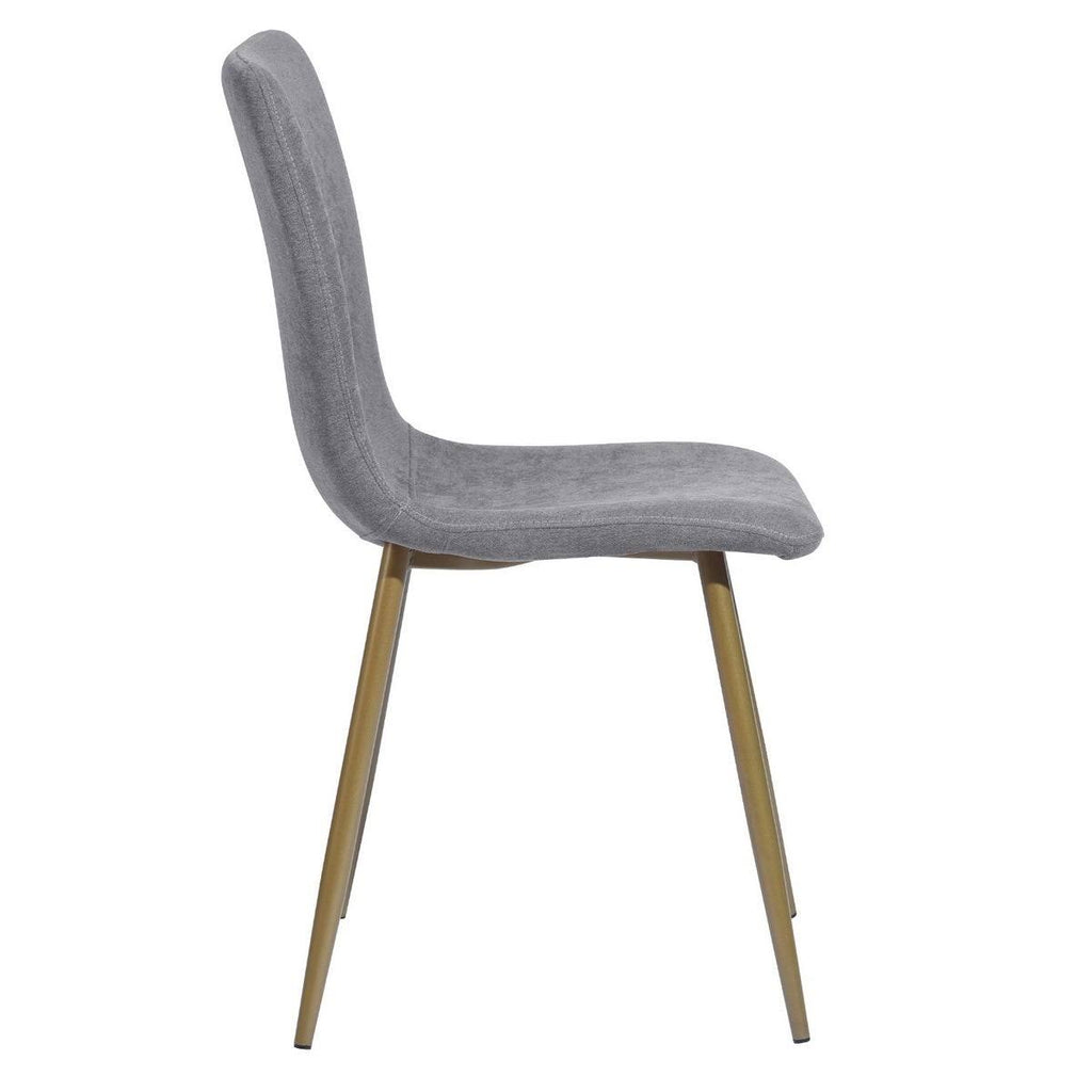 Dark Grey Upholstered Dining Chair (Set of 4) E57953