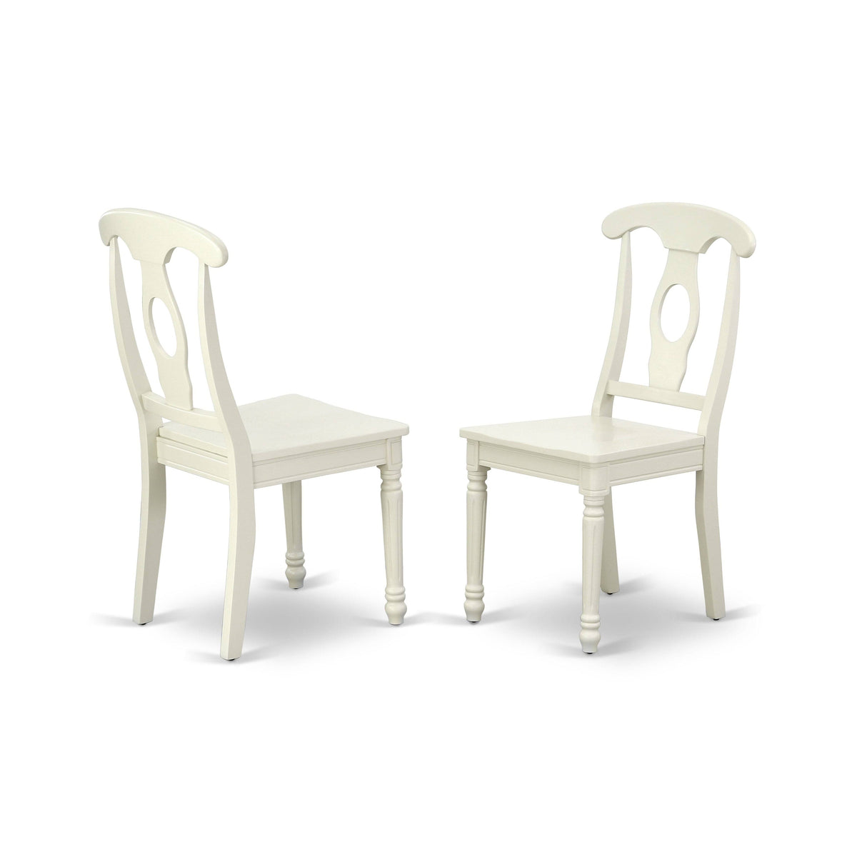 3PC Round Table with Two 9-Inch Drop Leaves and 2 Panel Back Chairs A905