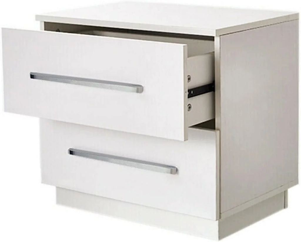 55x37x50cm 2 Drawer High Gloss Nightstand A809
