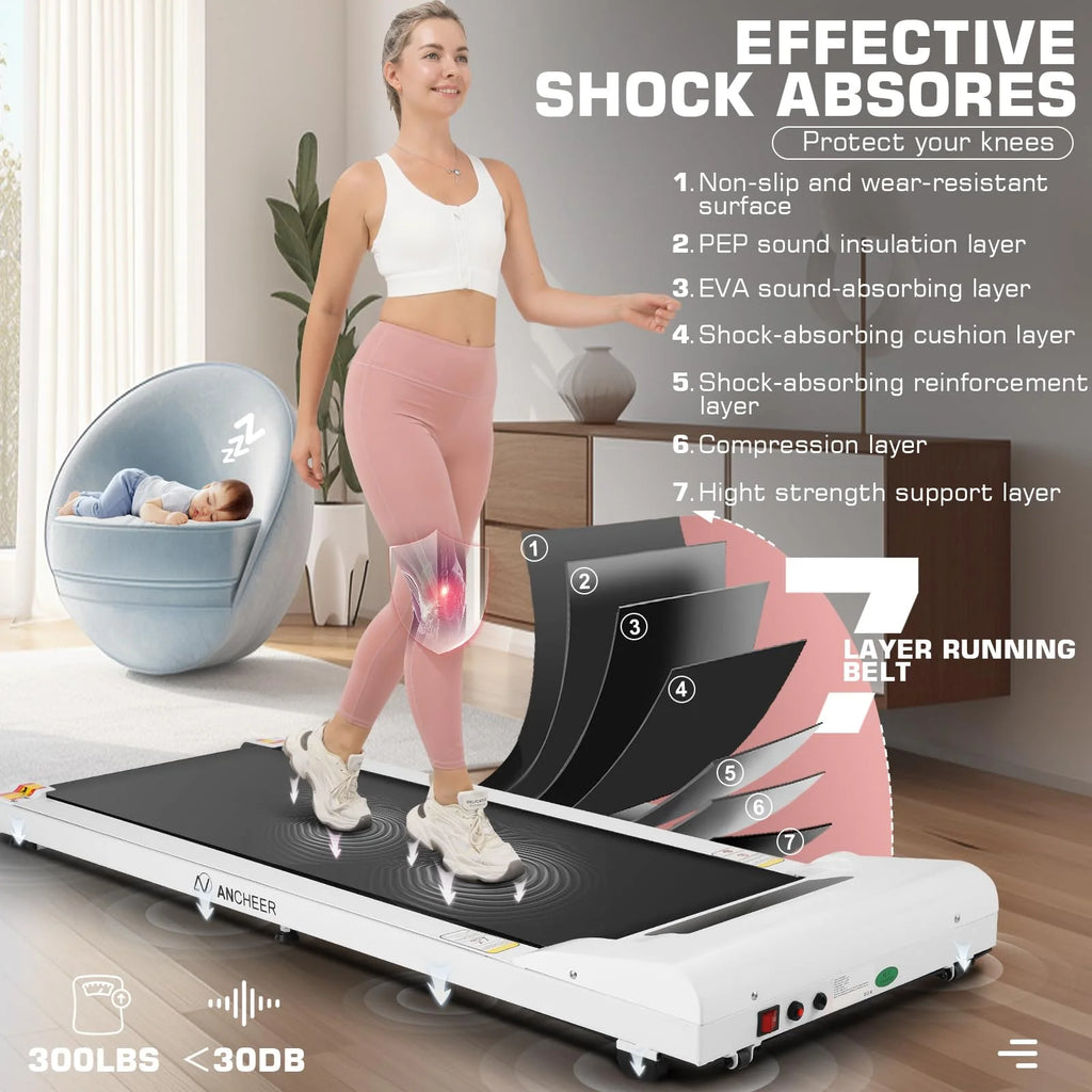 2.5HP Under Desk Treadmill with Remote Control U68670