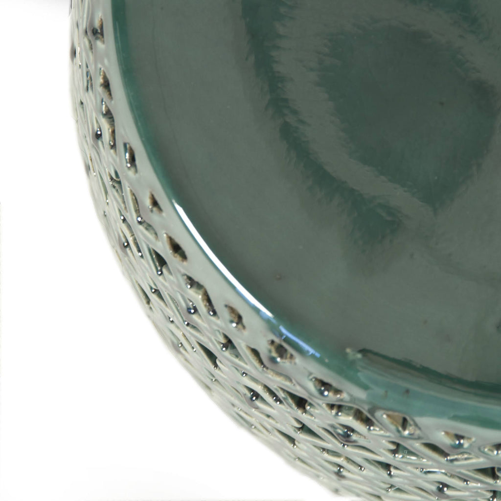 Teal Garden Stool Y75309