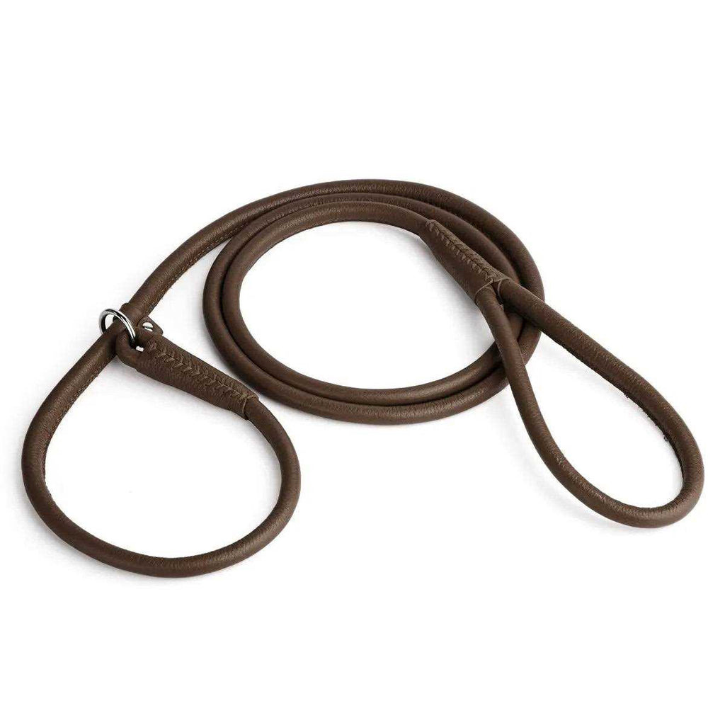Leather Round Slip Lead N20463