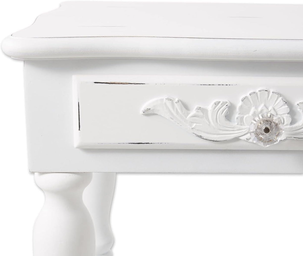 Set of 2 Carved Wood Nightstands P600389