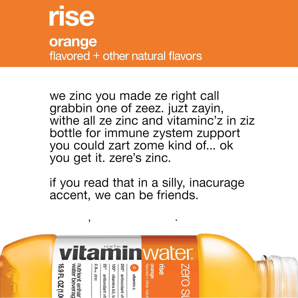 16.9 Fl Oz Pack of 24 Electrolyte Enhanced Orange Water K129