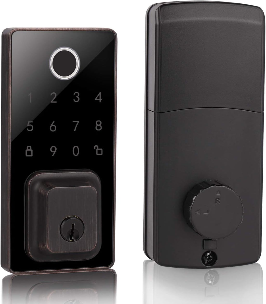 Keyless Entry Electronic Deadbolt Oil Rubbed Bronze Q1701