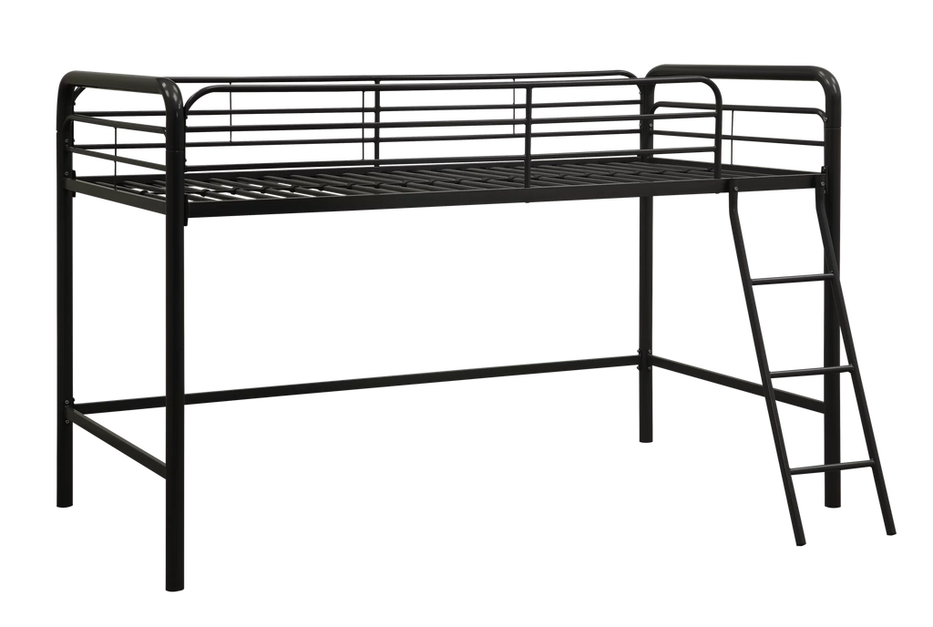 Black Twin Metal Kids Loft Bed B262342