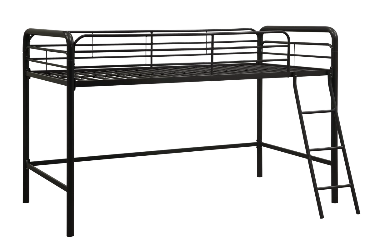 Black Twin Metal Kids Loft Bed B262342